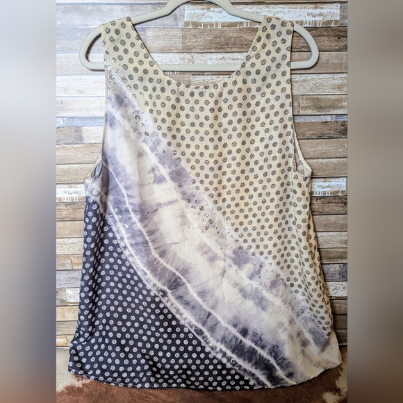 Garnet Hill Boho Prints Silk Tank - Picture 16 of 16